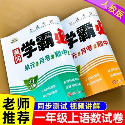 2024一年级上册测试卷全套语文和数学人教版同步试卷练习期中期末