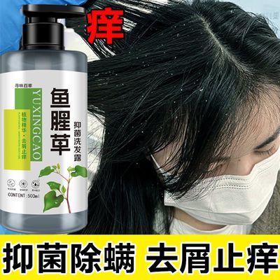 鱼腥草毛囊焱洗发水专用控油蓬松去屑止痒洗头膏植萃清新丰盈留香