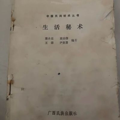 生活秘术 梁业荣 黄志杰 王德等 1990年出版 广西民族出