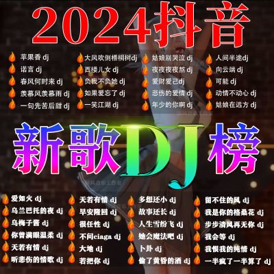 2024火爆歌曲DJ优盘热门网络流行中文DJ榜单无损音乐车载U盘MP3/4