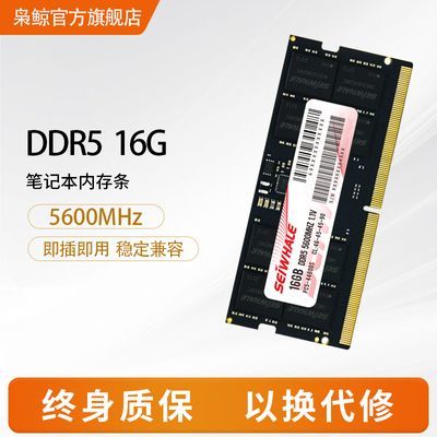 ڲɾʼǱڴddr5 16GB 32GB 5600MHz4800205.9Ԫ