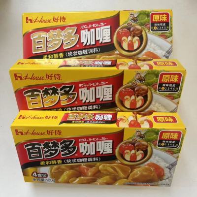 【新货】好侍百梦多咖喱批发速食家用咖喱饭百梦多原味100g微