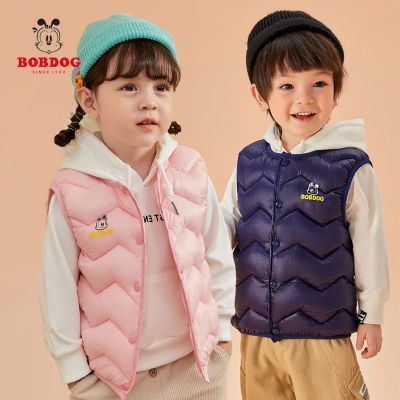 【巴布豆】儿童棉服马甲中小童男女宝宝保暖卡通款棉短款背心内胆马夹优惠券