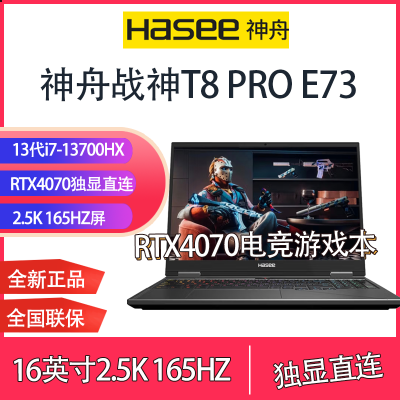 ڲսT8pro E73/13i7/RTX407016Ӣ2.5K羺Ϸ6597Ԫ