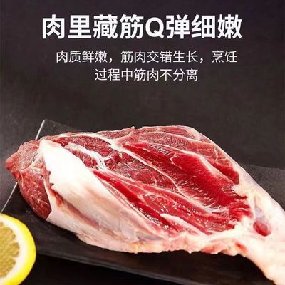 正宗国产新鲜现杀腱子肉原切无调理冷冻送卤料包