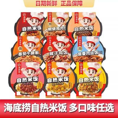 海底食品自热米饭方便煲仔饭速食牛肉即食懒人番茄牛腩热锅快餐