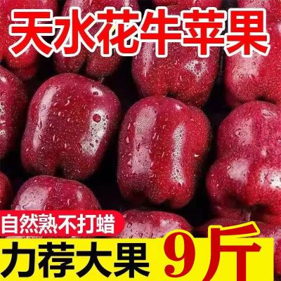 【主打品质】正宗甘肃粉面花牛水花苹果天水蛇果新鲜批发应季水果