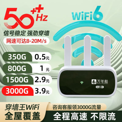 2024新款移动随身wifi路由器家用办公租房宿舍车载便携无线三网通