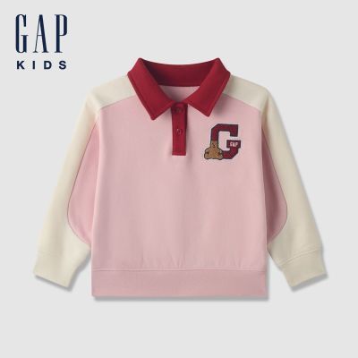 ���ڲ�����GapŮ��ͯ�ﶬ��logoײɫpolo��ץ�����¶�ͯװ����642787 84Ԫ