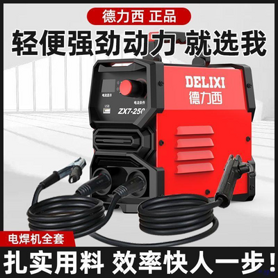 德国便携式德力西电焊机家用220V250电焊机小型全套两相电带