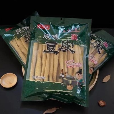 黔宁康贵州大方手工豆皮原味干货特产劲道火锅凉拌菜袋装农家豆皮