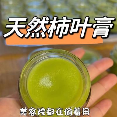 三七猪油膏柿子叶粉陈允斌配方霜保湿去黄淡化黑色素提亮柿叶膏女