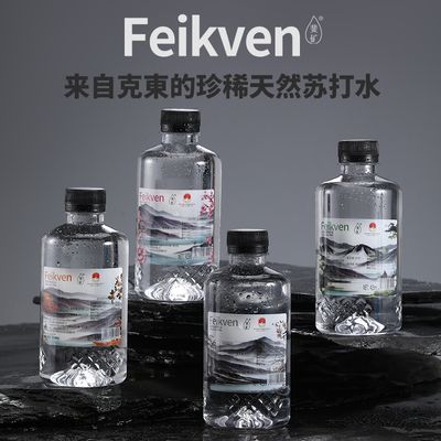 斐矿克东饮用天然苏打水弱碱性水小分子绵润甘冽415ml