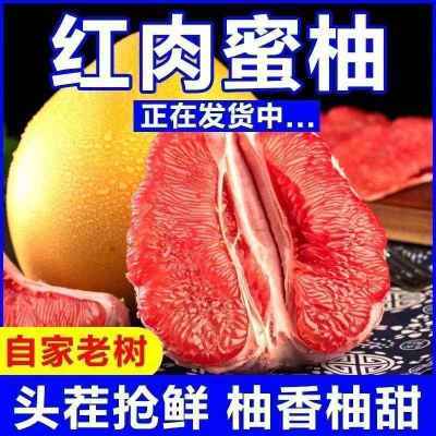 正宗红心平和柚子红肉现摘蜜柚新鲜整箱当季水果福建大果薄皮批发