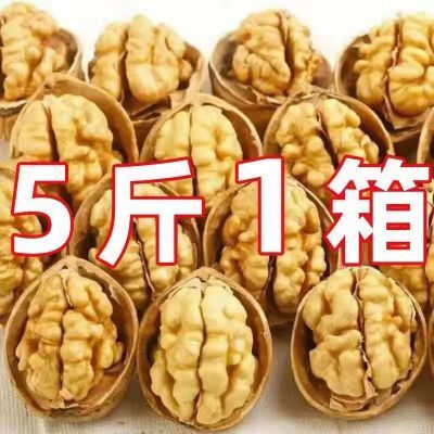 24年新疆薄皮核桃批发新鲜核桃原味干核桃坚果零食批发大降价】