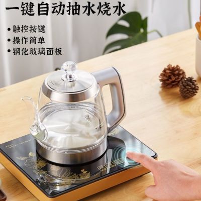 自动上水电热水壶手柄底部抽水壶泡茶台电茶壶茶具玻璃烧水煮茶壶