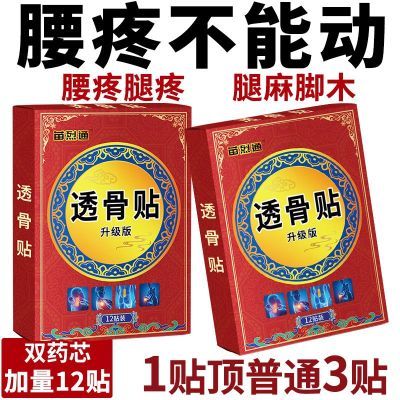 腰椎间盘突出膨出骨质增生骨刺坐骨神经痛腰肌劳损腰疼腰痛黑膏贴