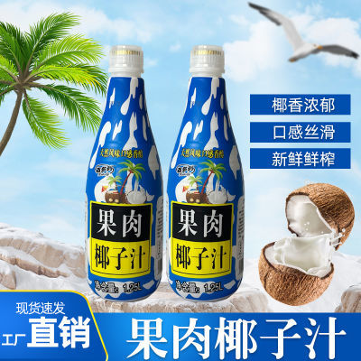 正宗海南风味椰汁植物蛋白饮品1.25*2大瓶家庭礼盒装厂价直