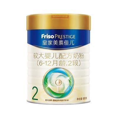 1瓶装 皇家美素佳儿2段800g较大婴儿配方奶粉二段(6-12个月龄)