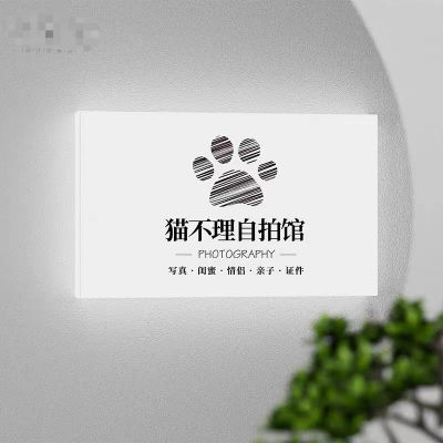 网红个性亚克力招牌灯箱创意广告牌美甲餐厅奶茶店服装美容网红