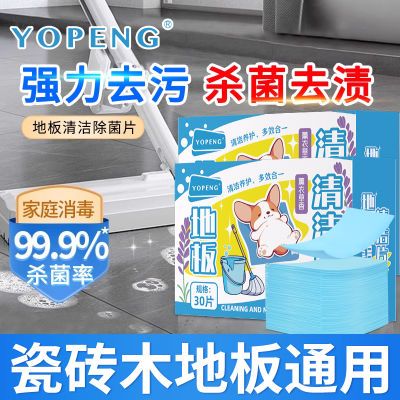 YOPENG地板清洁片抑菌留香多效清洁护理瓷砖木地板家用拖地神器