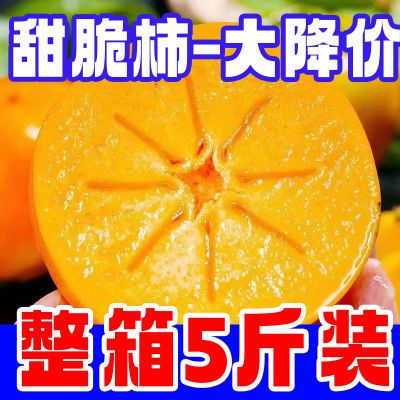 正宗山西巧克力冰糖脆柿甜柿子水果新鲜应季当季批发整箱