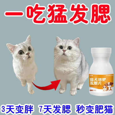 猫咪增肥发腮猛长蓝猫通用快速发育长肉防脱不掉毛爆腮营养品猫粮