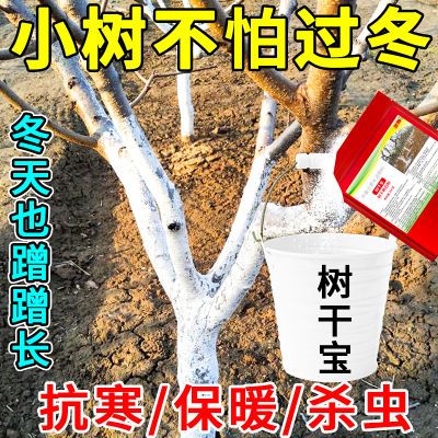 树木涂白剂树干涂白树木防虫杀菌防冻园林果树行道树刷白粉替石灰