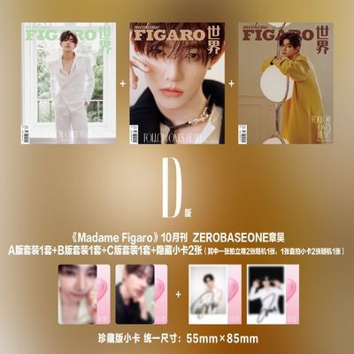 费加罗10月 章昊封面 费加罗世界杂志2024年10/十月刊 章昊杂志【60天内发货】