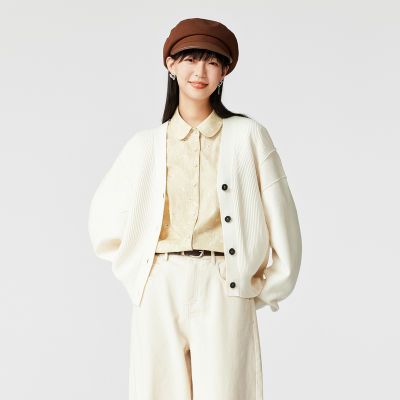 ���ڲ�������ľϦ��߼��м���������֯��ŮV�촿ɫ���ݿ���ë��GS35003016 254Ԫ