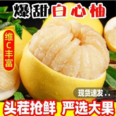 冰糖柚子蜜柚白肉新鲜水果应季薄皮当季孕妇大蜜柚蜜柚无糖