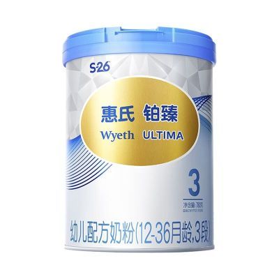 23.7月产惠氏奶粉瑞士铂臻3段780g婴幼儿配方奶粉箱装