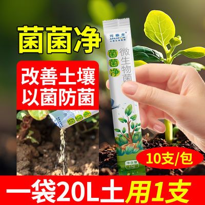 新款菌菌净正品枯草芽孢杆菌微生物菌剂户外阳台家庭养花绿植通用