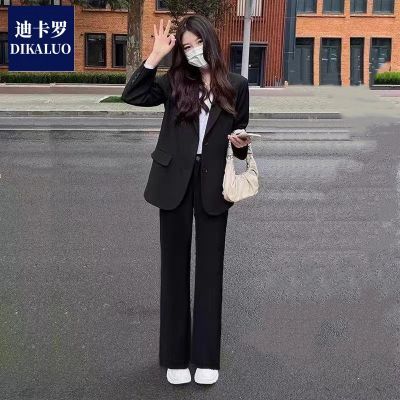 新款大学生西服套装黑色西装春秋西装外套女气质上衣面试职业正装