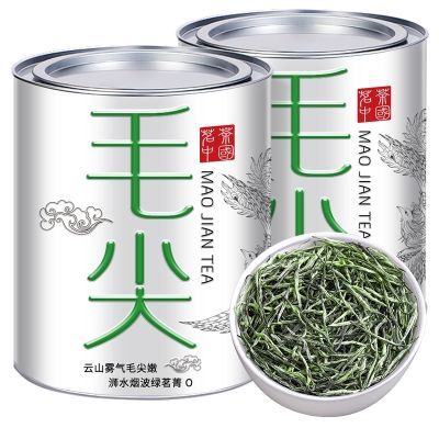 信阳2024新茶绿茶 毛尖茶叶明前特级嫩芽散装 小芽罐装纯手工爆款