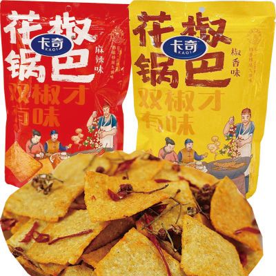 卡奇双椒锅巴花椒麻辣味粗粮锅巴解馋休闲网红零食办公室小吃15