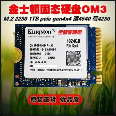 金士顿 OM3   1TB 2230  PCIE4.0高速固