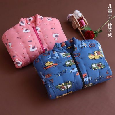 纯手工中大童棉花棉袄儿童冬季加厚棉服棉衣男女学生保暖上衣棉袄