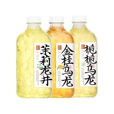 果子熟了大瓶装金桂乌龙栀栀乌龙茉莉龙井无糖茶饮料970ml*