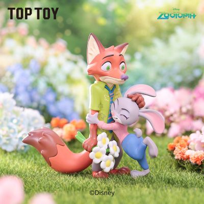 TOPTOY正品疯狂动物城潮玩盲盒仿真高级手办办公室桌面可爱摆件