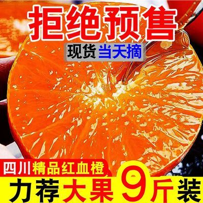 【现货当天摘】超甜红玉血橙当季新鲜水果果冻橙子脐橙薄皮甜橙