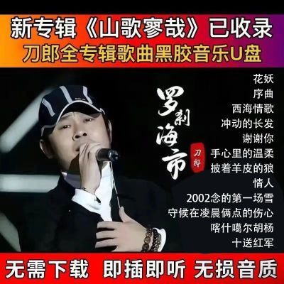 刀郎歌曲音乐车载u盘无损音质新专辑全集2024年线上交友会音