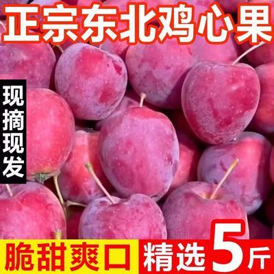 【爆脆多汁】拇指小苹果糖心鸡心果当季孕妇水果酸甜大果5斤整箱