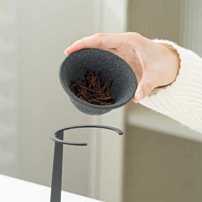 【无孔茶漏】家用茶滤公道茶水分离创意支架泡茶过滤器小青甘神器