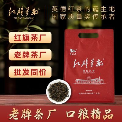 红旗茶厂 英德红茶英红九号 经典口粮茶甘香甘甜 实惠袋装正宗