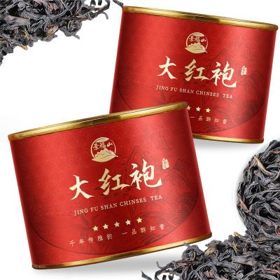 景福山特级大红袍新茶正宗岩骨花香正品浓香型50g耐泡茶叶罐装