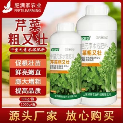 芹菜粗又壮芹菜拉长增粗嫩直粗壮鲜亮预防空心裂果高产专用叶面肥