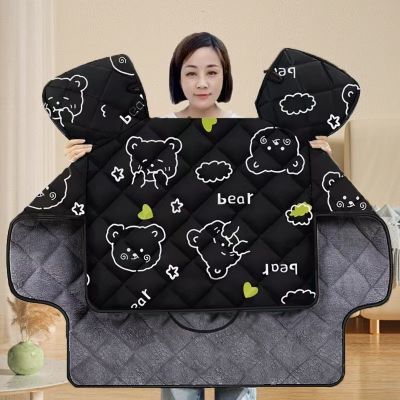 电动车挡风被冬季加大加厚加绒冬新款电瓶摩托防风罩护膝保暖防水