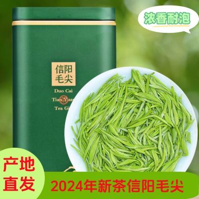 正宗2024新茶信阳毛尖明前嫩芽手工绿茶浓香耐泡散装高档茶叶