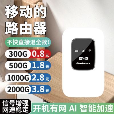 新随身wifi6新款2024官方正品免插电户外宿舍便携直播路